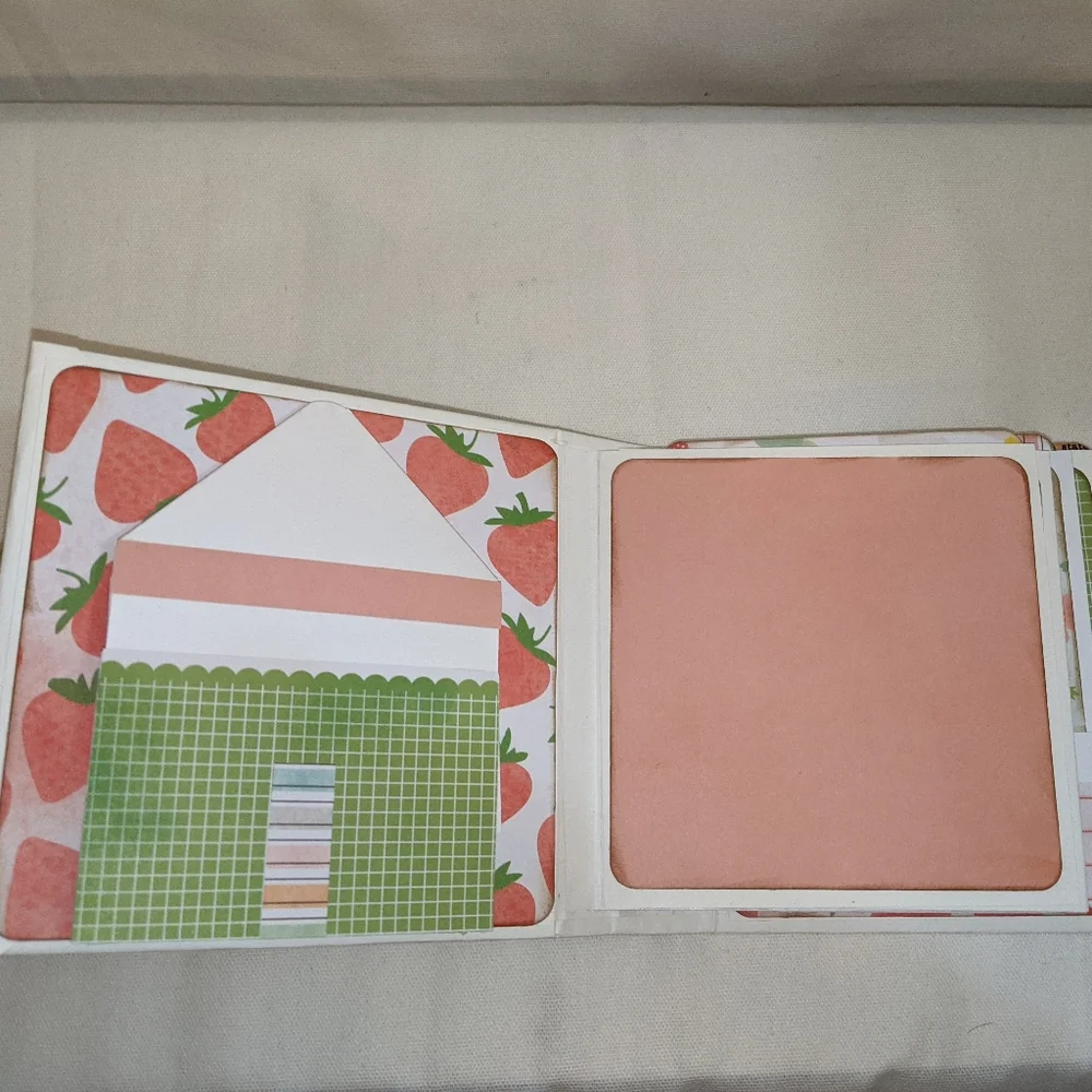 Handcrafted photo journal album, 